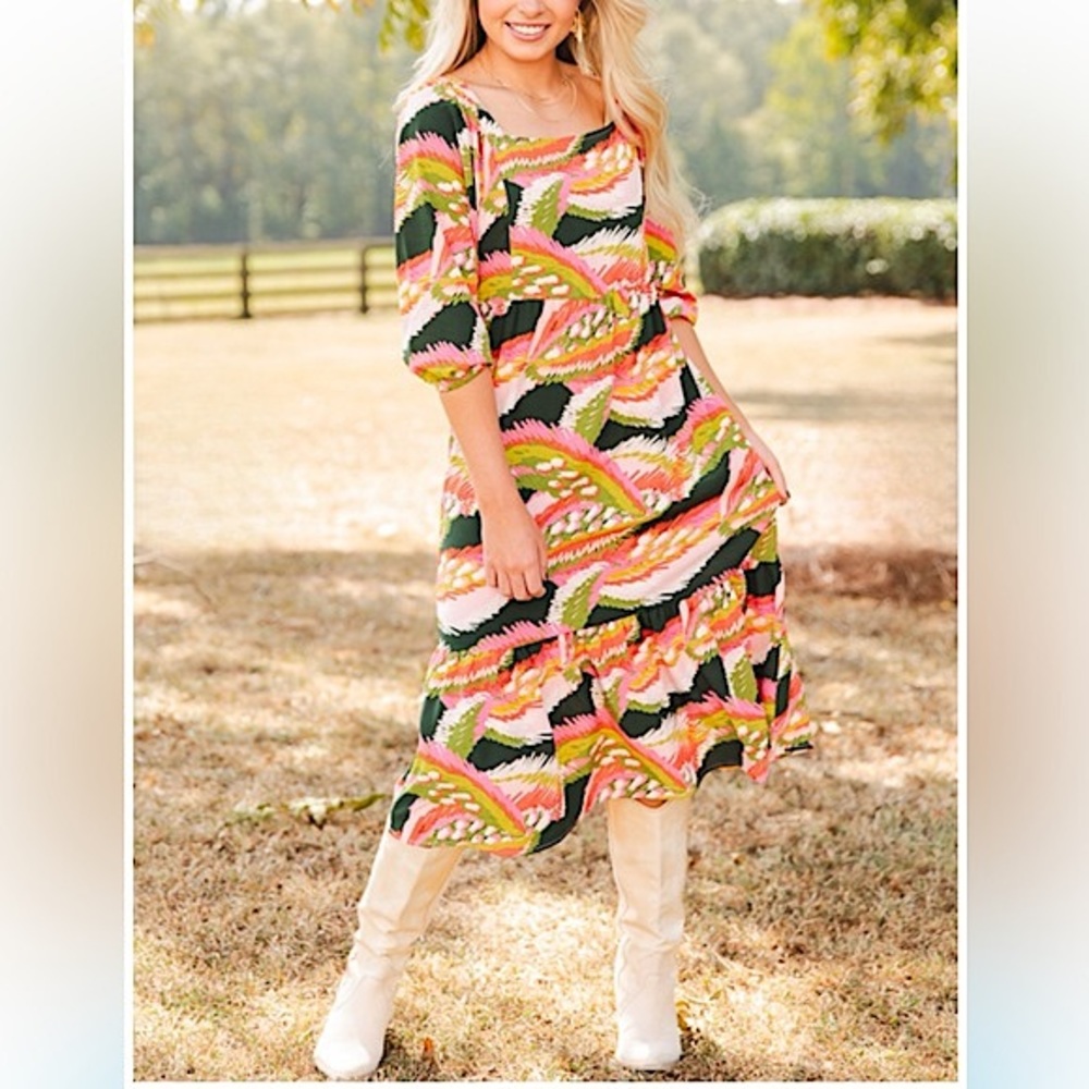 Vibrant Multicolor Women's Dress